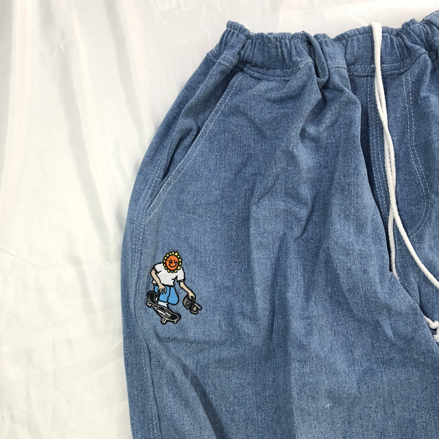 Televisi Star pants LA MEZCA Baggy OG- light Blue denim