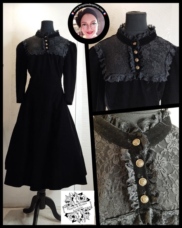 Robe Hearts &amp; Roses Nightshade T46