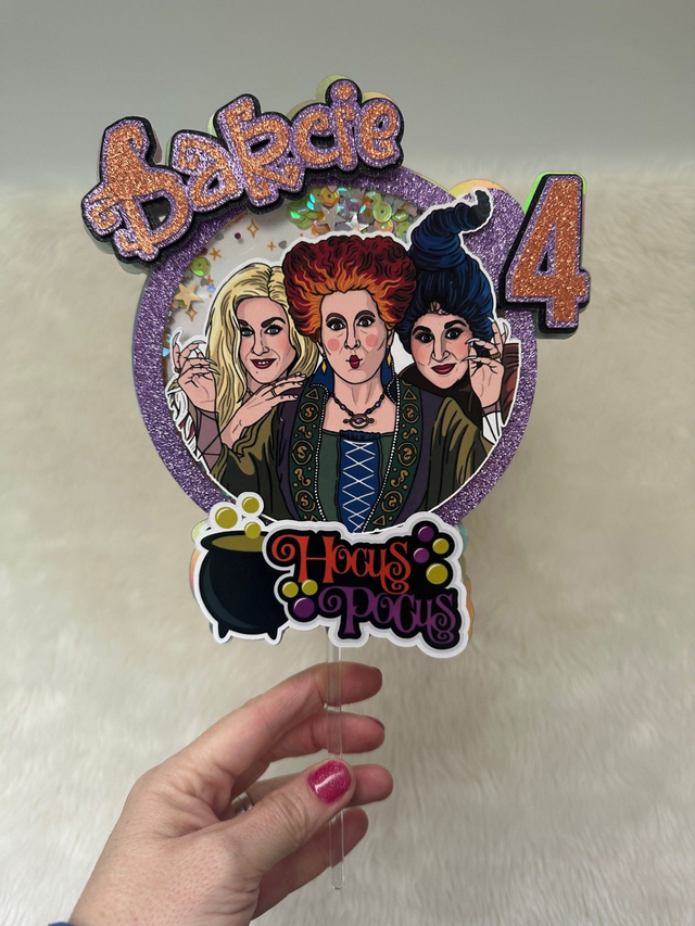 Personalised Hocus Pocus Cake Topper