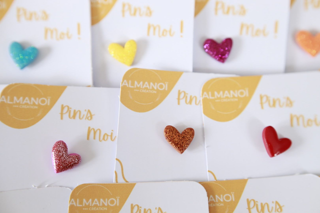 Pin's Pailletés Coeur