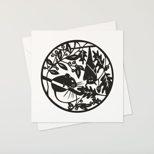 Card – Dormouse and Bat