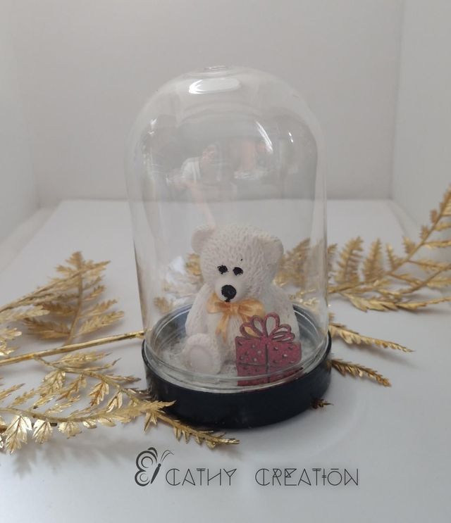 Cloche ourson 11 x 6,5 cm 