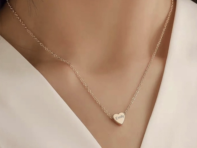 Herzanhänger mit Kette