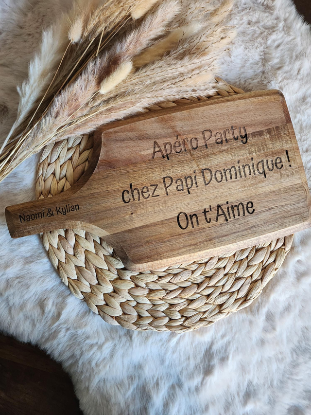 Planche en Bois  personnalisée