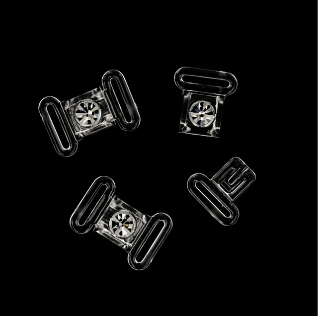 Huismerk: BH  Sluiting Strass 12mm