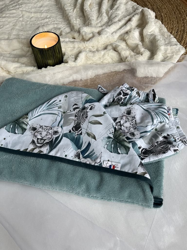 Cape de bain Bambou 130*80cm