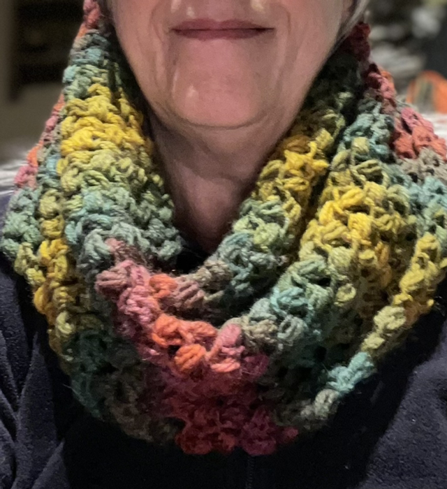 Autumn leaves cowl