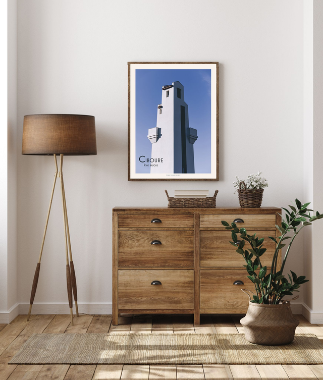 Affiche - Ciboure - Le phare