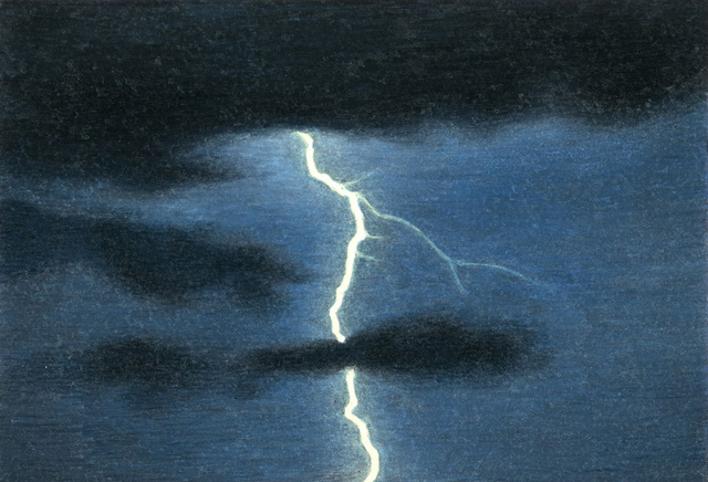 Les Cendres, orage
