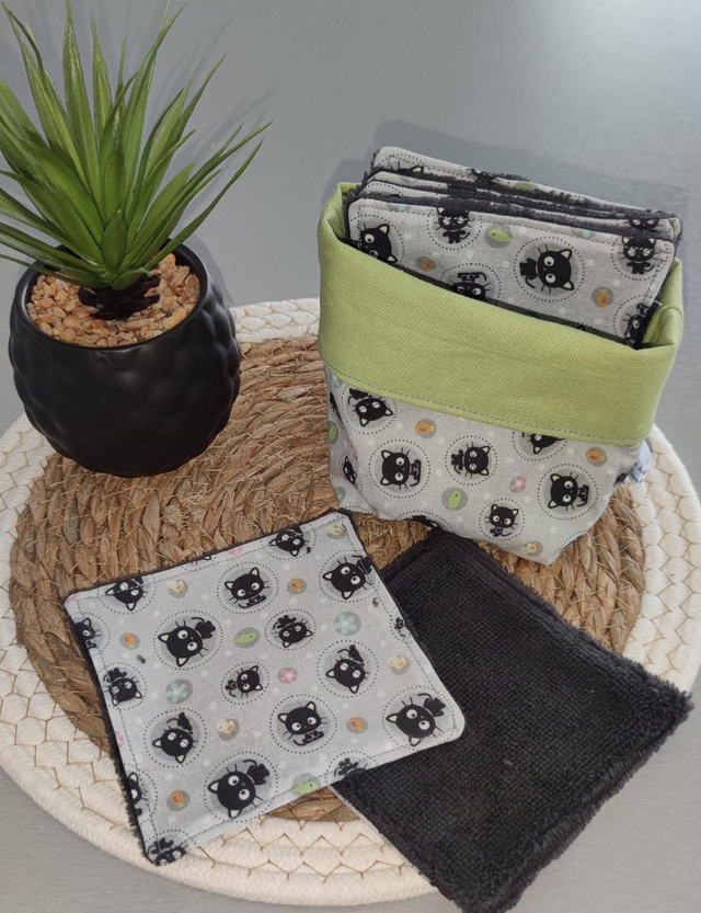 Panier grand chat noir 