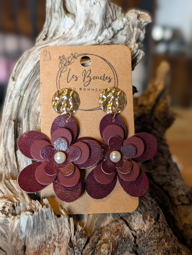 Boucles d'oreilles Collection Marguerite m041
