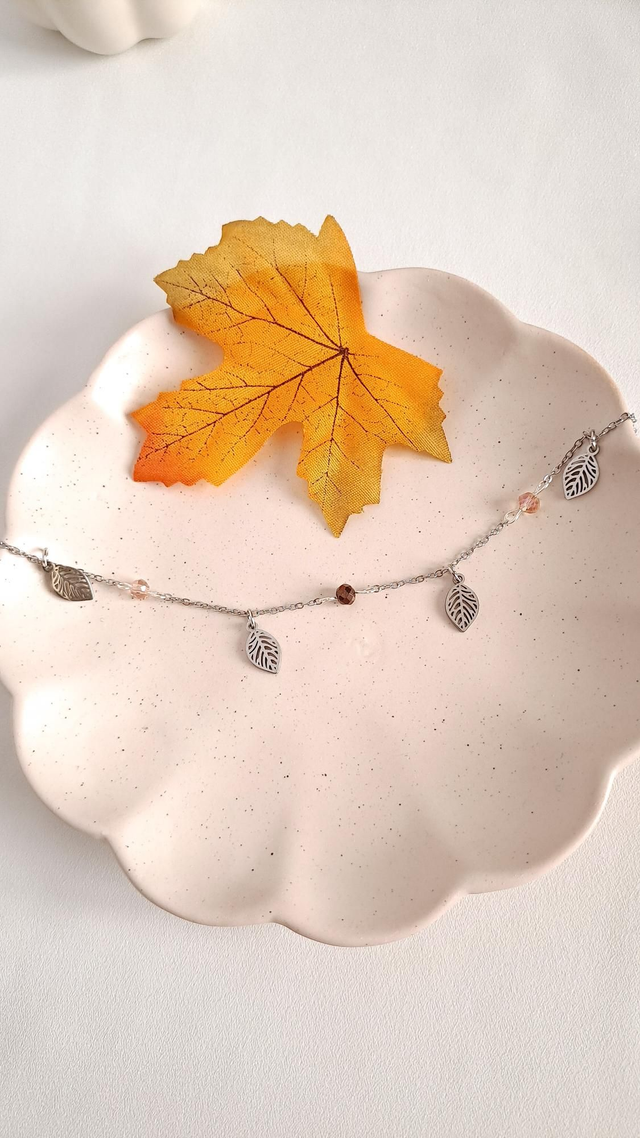 Bracelet feuilles d'automne 