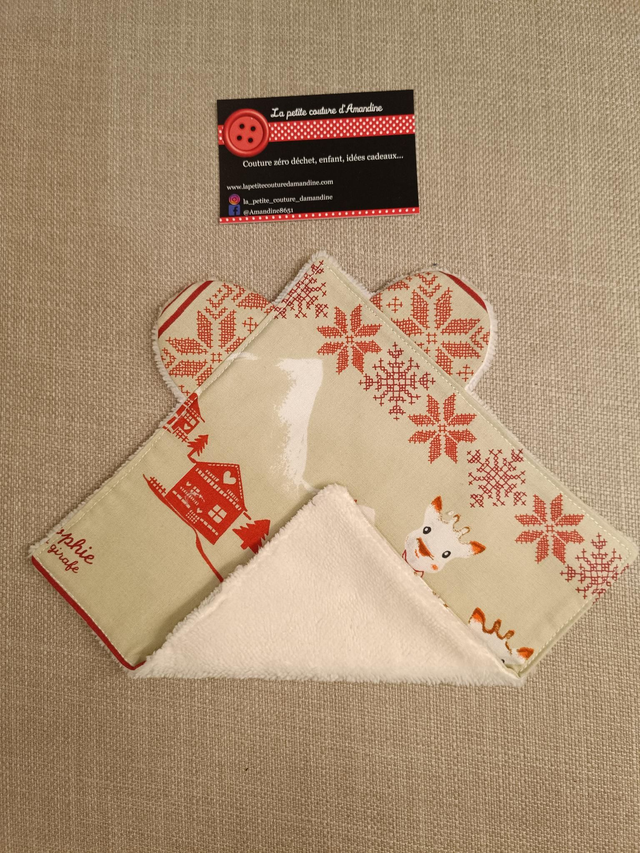 Doudou plat Sophie la girafe 