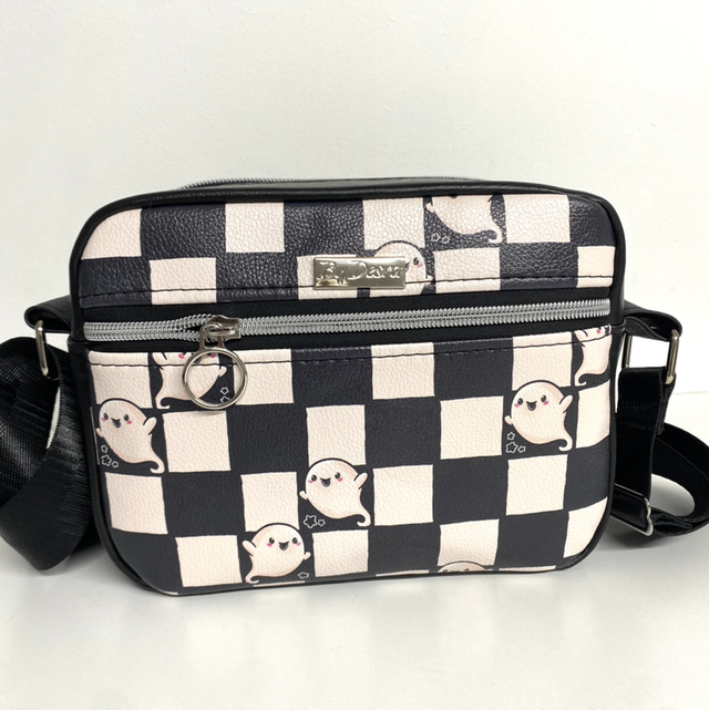 Checkered Ghost Crossbody Bag 