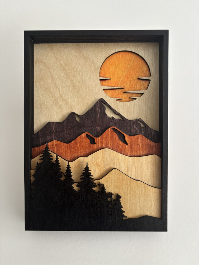 3D Mountain landscape