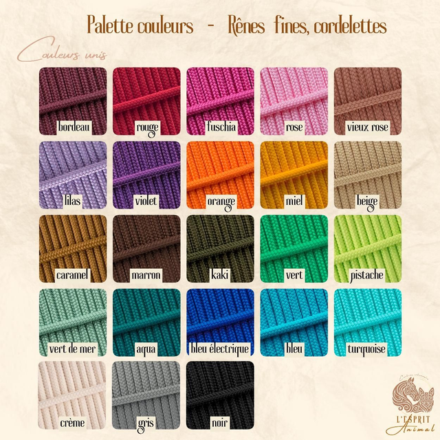 ❄️ Rênes fines "Arctique"