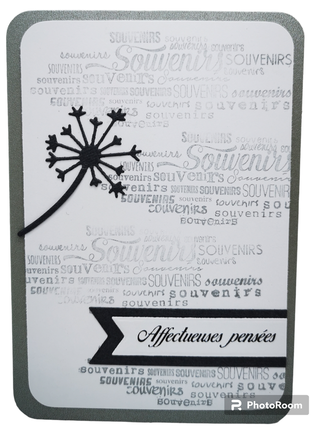 Carte de condoléances