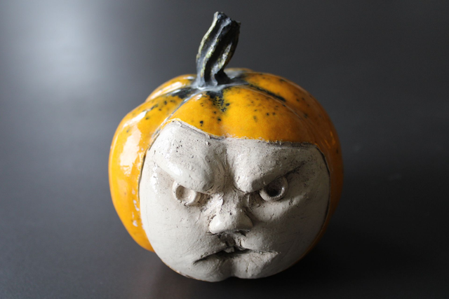 Pompoen kwaad/Pumpkin Grumpy oranje small 