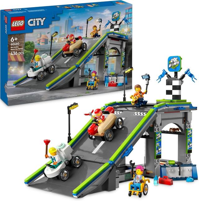 LEGO® City 60460 Keine Limits: Seifenkistenrennen mit Rampe