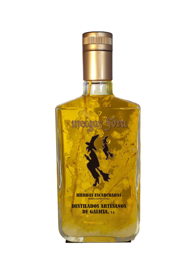 Licor Hierbas Escarchado. Meigas Fora