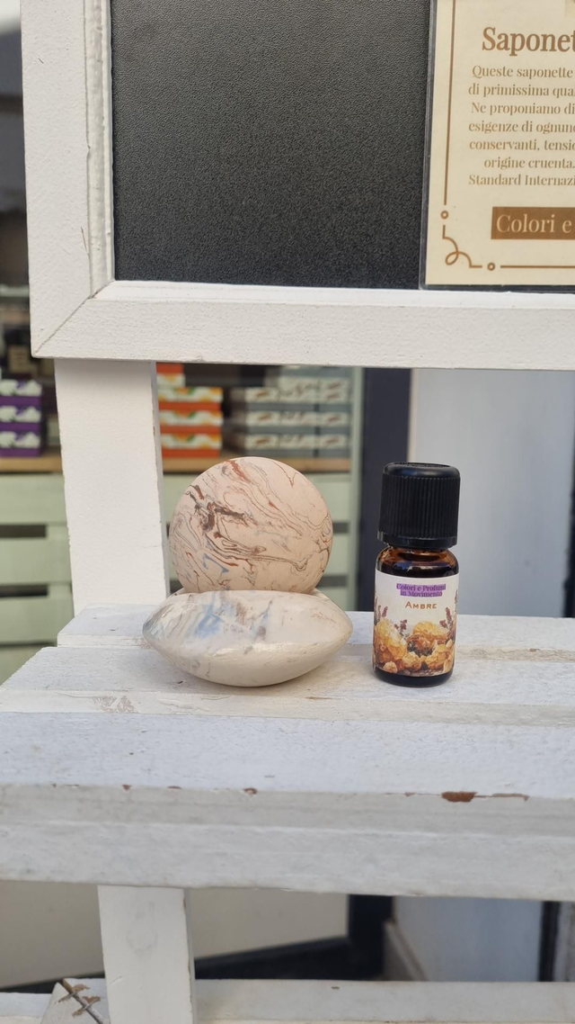 Kit Profumatore Galletta+Base+Ricarica -Ambre