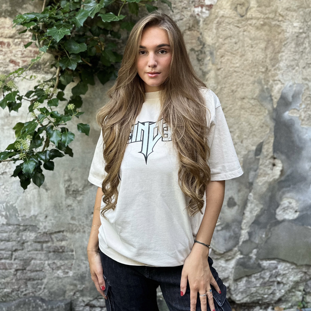 REINDERS T-SHIRT SOLID CREME