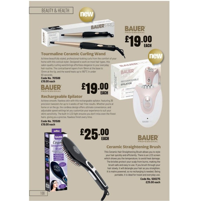 Bauer Rechargeable Epilator