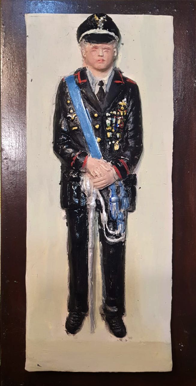Ufficiale CARABINIERI dimensione 29x15 cm