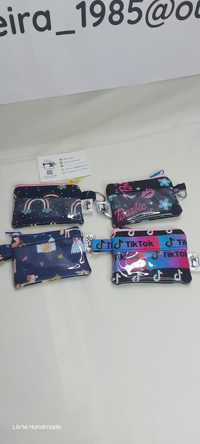 Porta moedas e cartões 