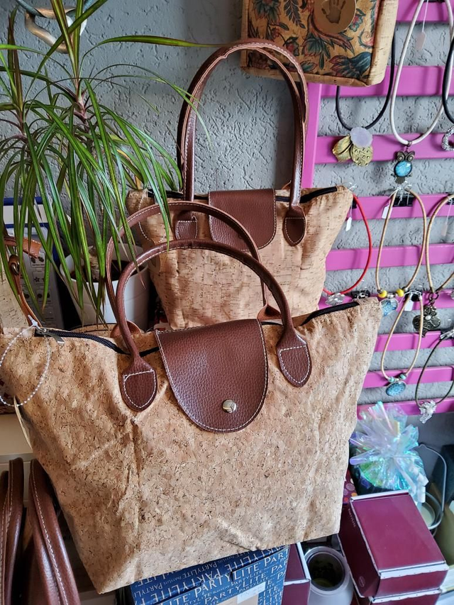 Sac pliable modèle Bateau en liège naturel 