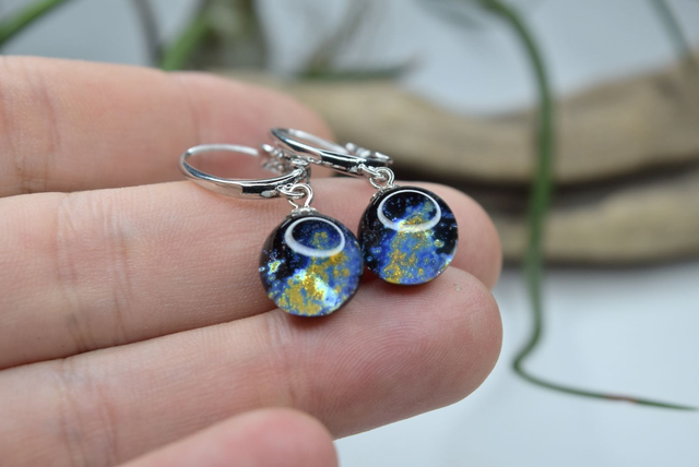 DORMEUSES VOIE LACTÉE MONTURE ARGENT (DVL13)