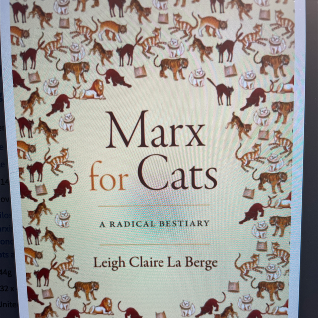 Marx For Cats Leigh Claire La Berge