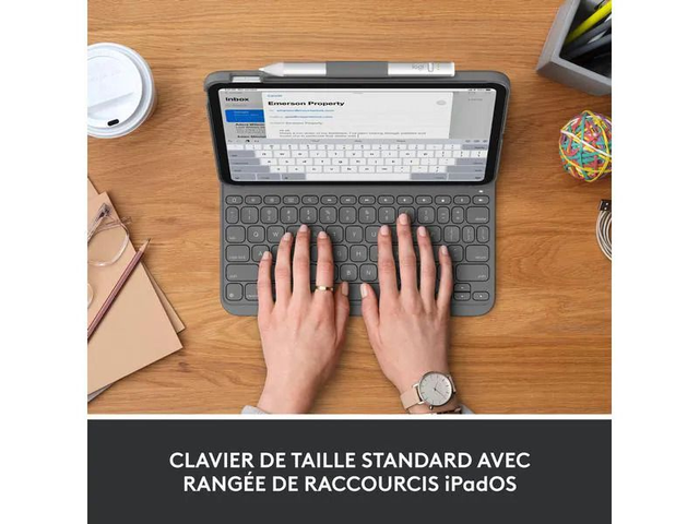 Logitech Couvre Clavier Tablette slim folio ipad 10.9&quot;