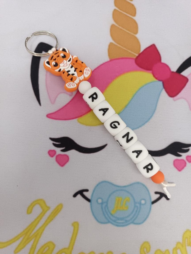 Porte clés 1 branche Tigre