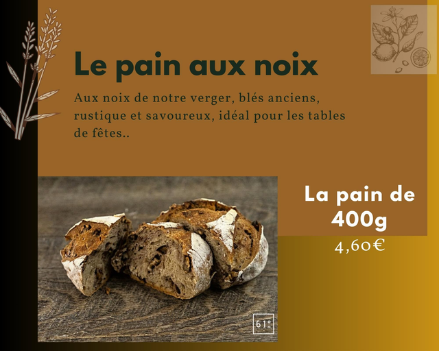 Le pain aux noix