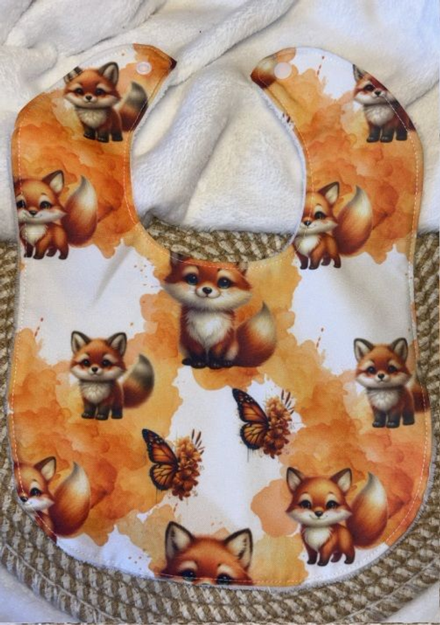 Bavoir repas Renard