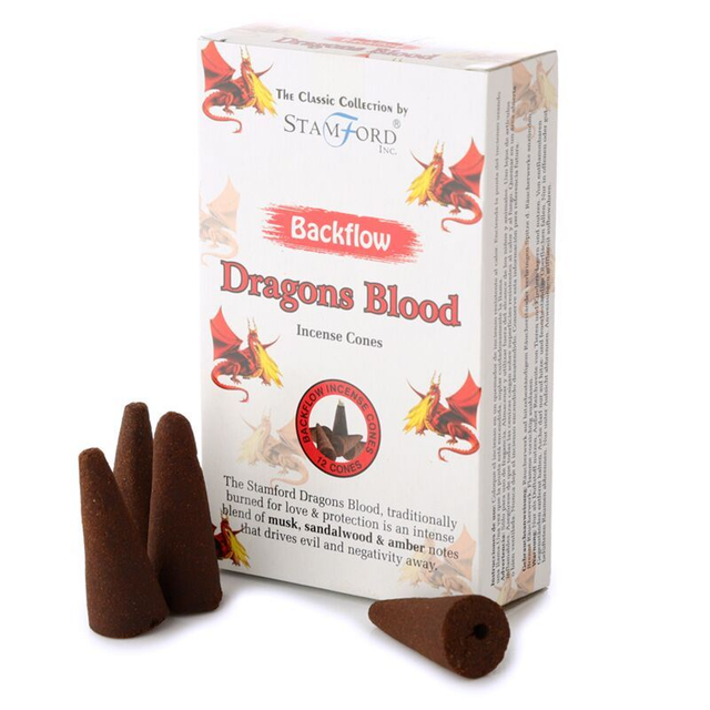 Cônes d'Encens Backflow Stamford - Sang de Dragon
