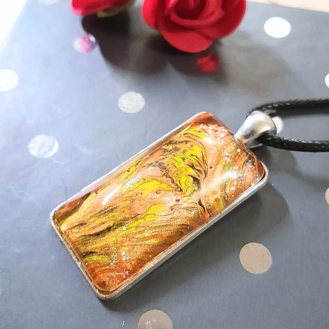 TRESOR DE GAIA - Collier - Rectangulaire 