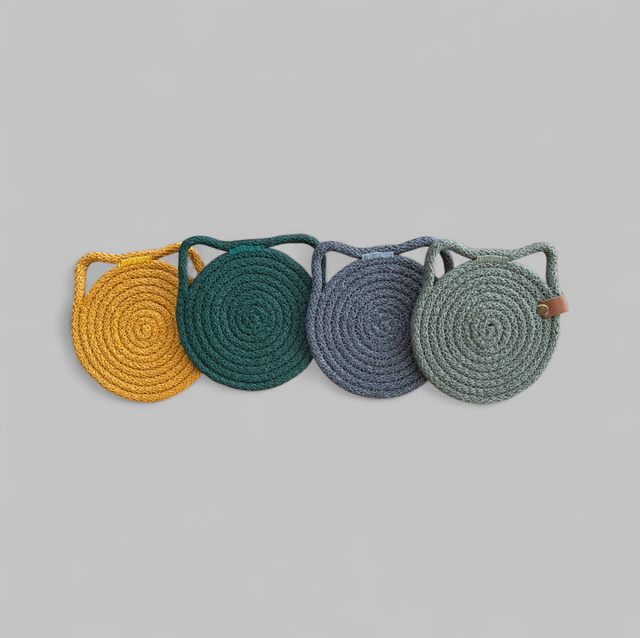 Dessous de verre chat uni