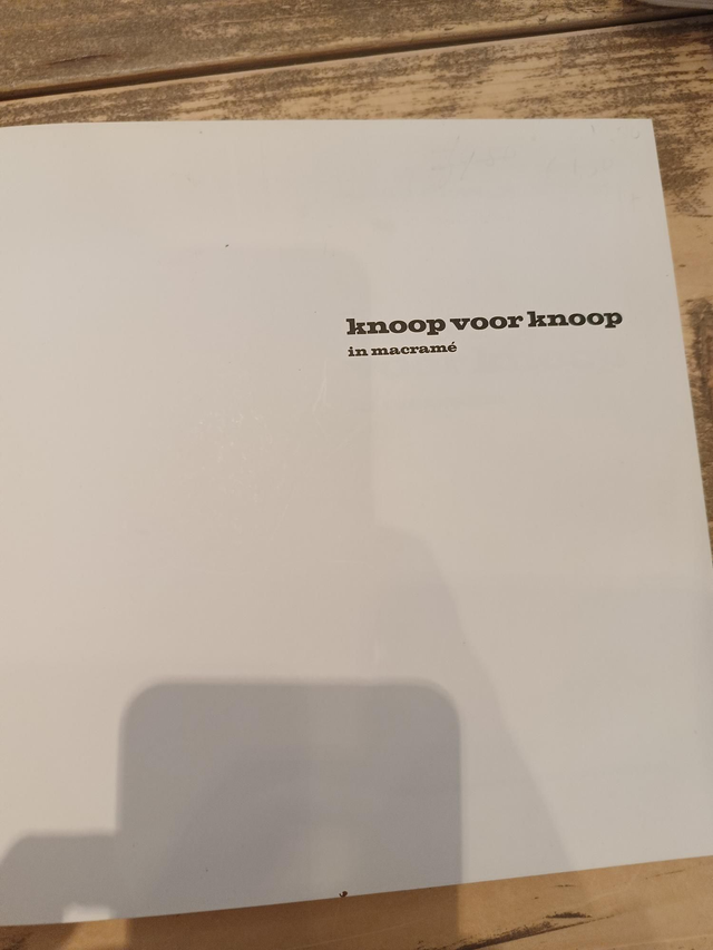 Boek: Knoop voor Knoop in Macrame (Nederlands)