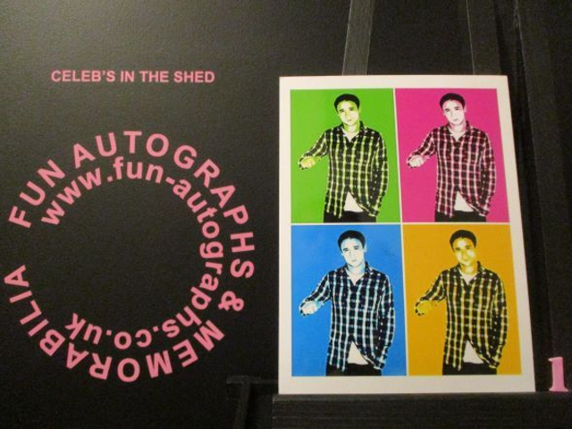 Jason Maza Authentic Autographed 6x4.5 Pop Art Limited Edition (1)