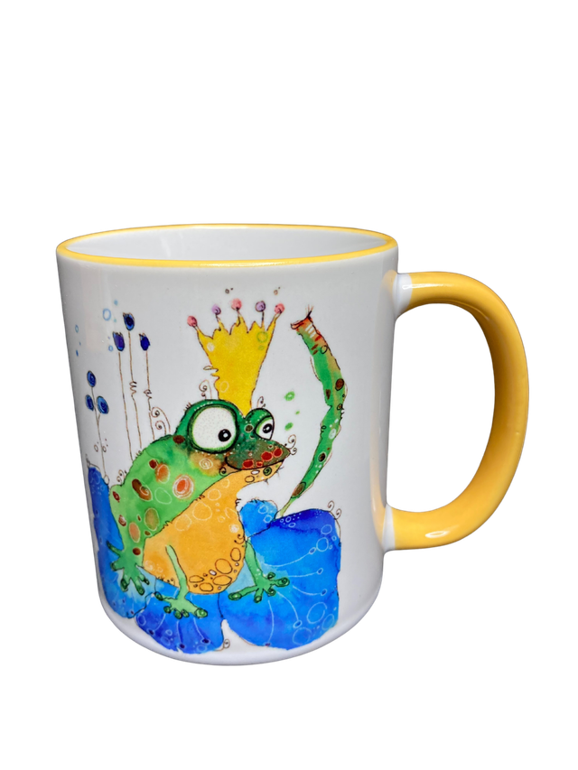 Keramiktasse "Froschkönig"