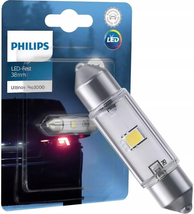 LED lampa C10W VIT 6000K (38mm)