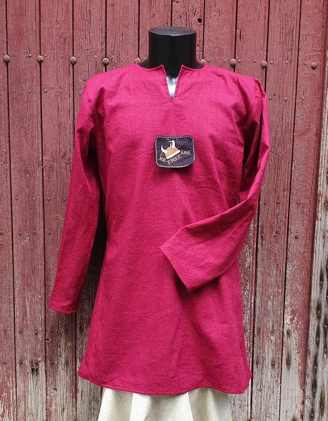 Tunique médiévale à godets en lin