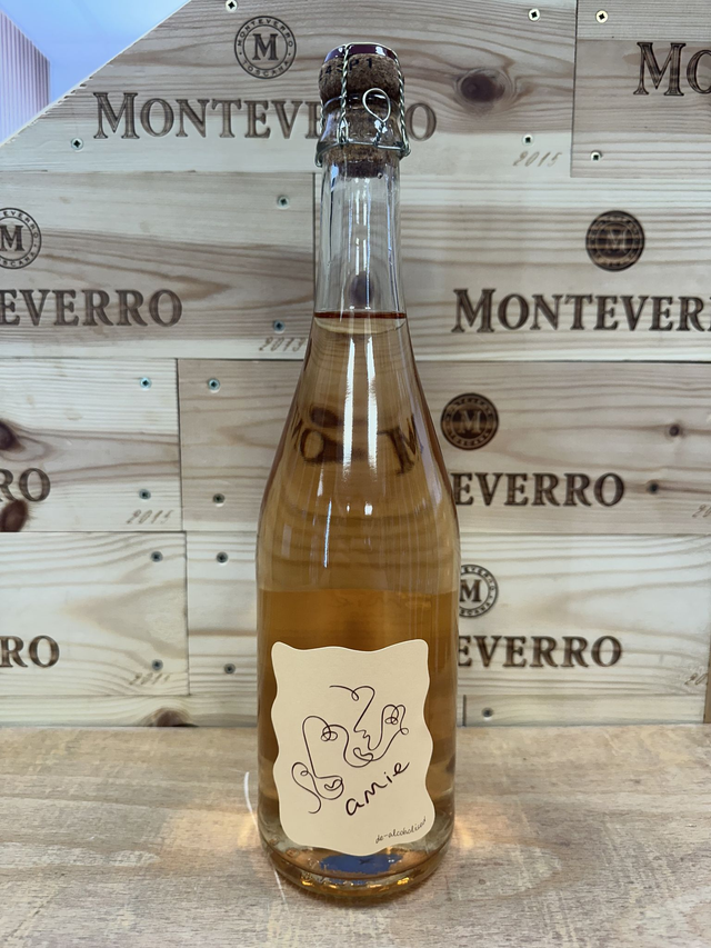 Amie Rosé Sparkling non-alcoholic wine 