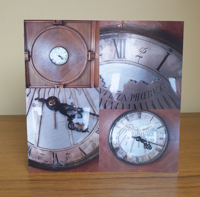 Clock in the former office of the headmistress