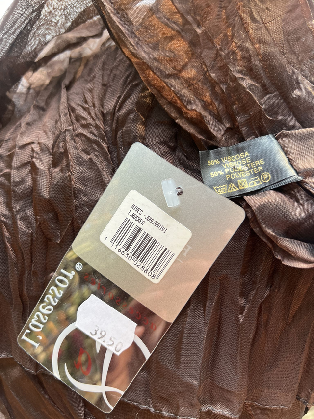 Lasessor Nives juhlahuivi tummanruskea 