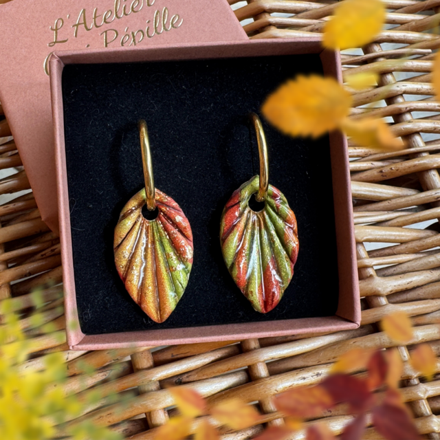 Filéas Tricolore Rouille, citrouille, vert mousse 