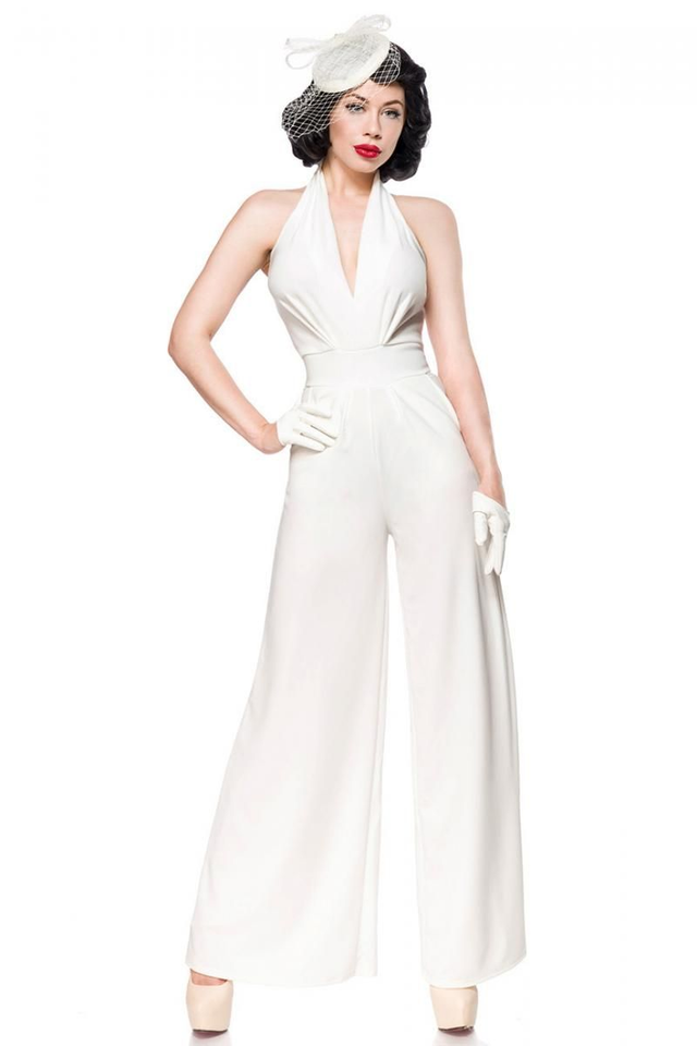 Neckholder-Overall Weiss