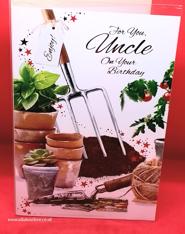 Uncle Birthday Card Stunning Design 